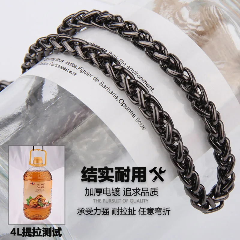 40cm-150cm Bag Parts Metal Chain For Bag Strap Handbag Handles Bag Parts DIY & Accessories Purse Chain Bags Straps for Crossbody