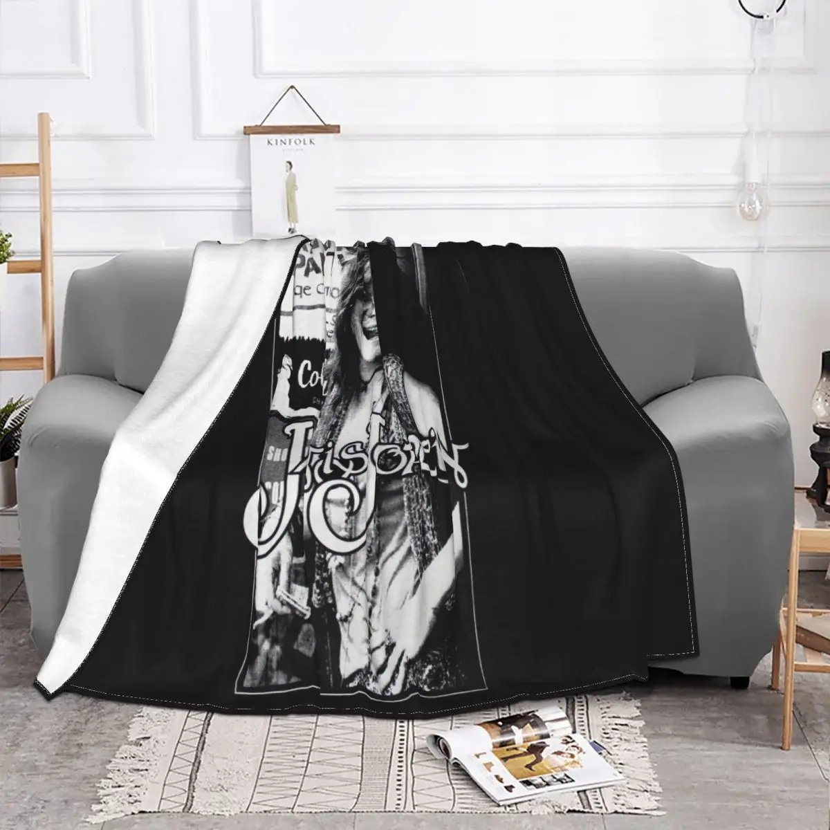 Janis Joplin Personality Children Vacation Newest Creative Oversize Style Pride Family Plus Size Newest Throw Blanket