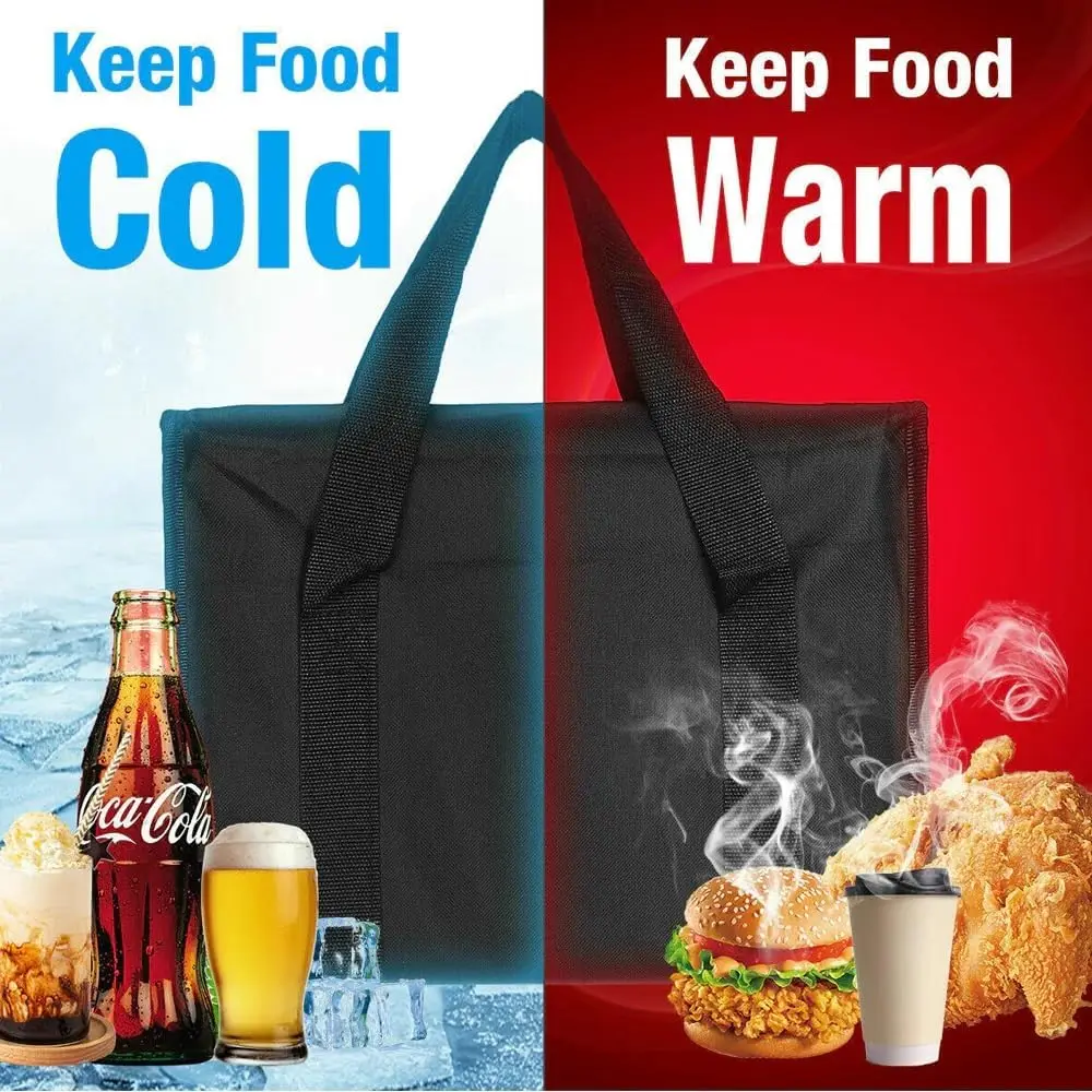 Car Seat Back Organizer Car Seat Back Ice Pack Bag,Insulation Multi-Pocket Storage Bag, Ideal to Store Drinks, Glasses, Keys