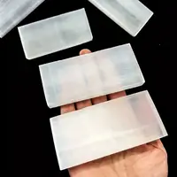 Big Size Natural Selenite Crystal Slab Charging Station Mineral Flat Crystal Plate for Cleansing, Purification Healing Stone 6