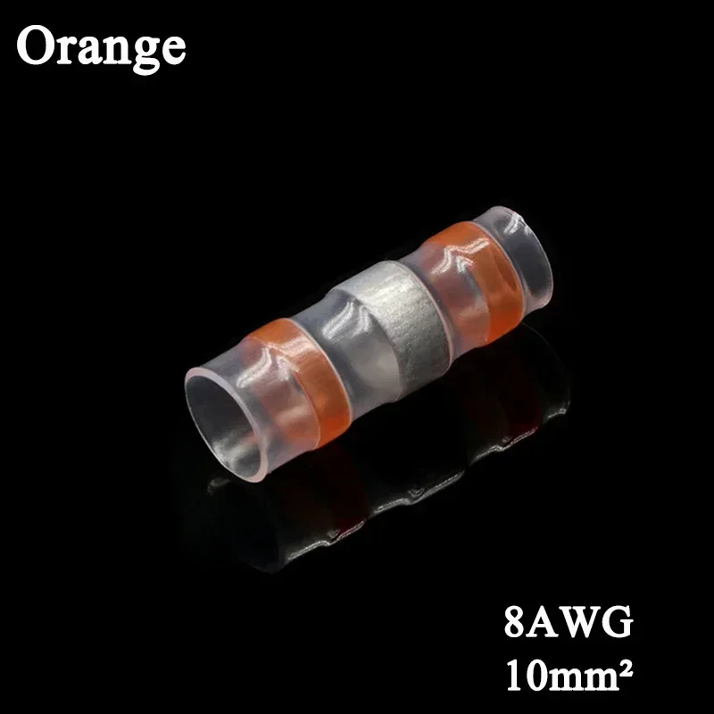 10 ~ 500 Stuks Soldeer Seal Wire Connectors Kit Krimpkous Butt Crimp Terminals Waterdichte Elektrische Kabel Splice Connector - afbeelding 1