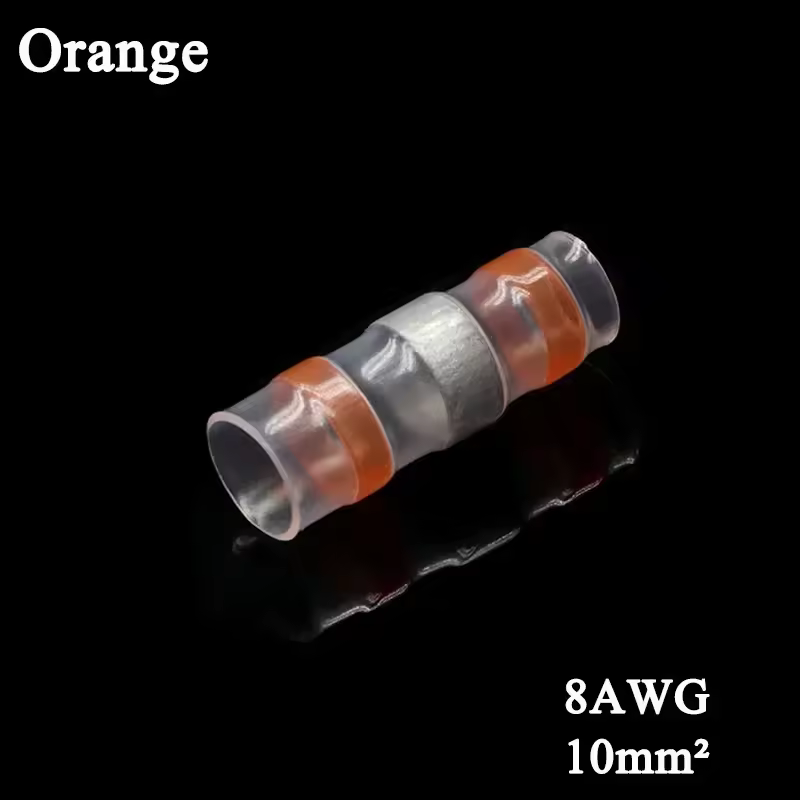 10 ~ 500pcs Solder Seal  Wire Connectors Kit Heat Shrink Butt Crimp Terminals Waterproof Electrical Cable Splice Connector - Image 12