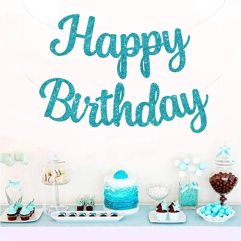 الأطفال الكبار المشهد أعلام ملونة حفلة صور الدعائم لوازم الحفلات معلقة العلم حفلة عيد ميلاد سعيد الديكور راية #5