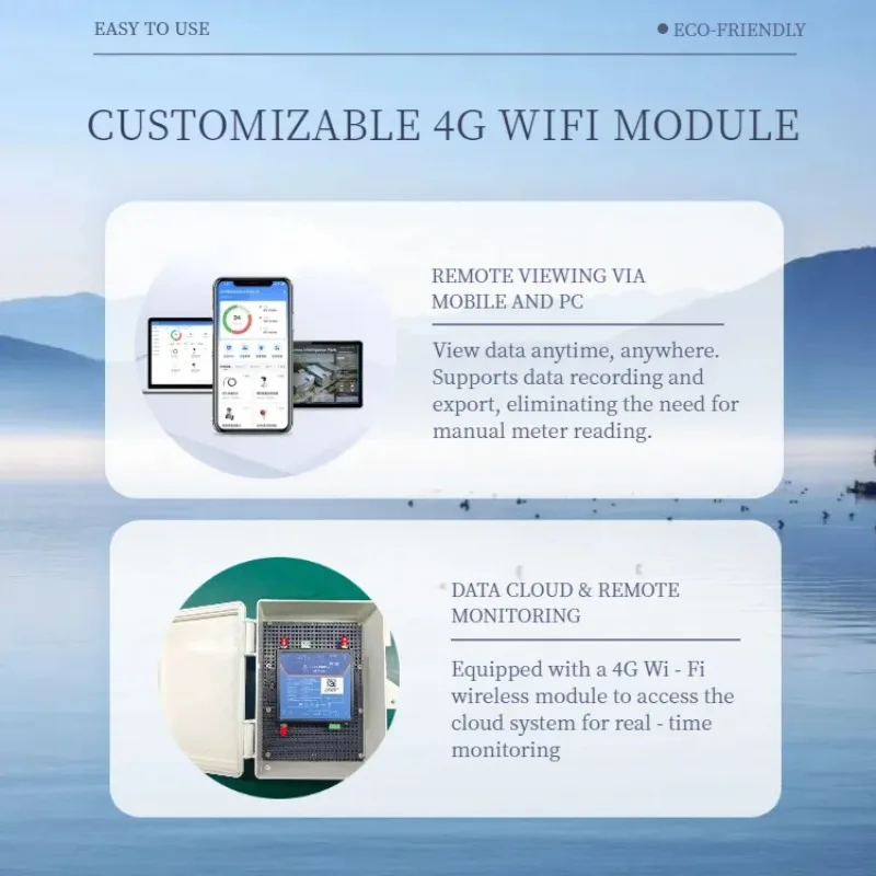 جهاز تحليل المياه عبر الإنترنت IOT مستشعر زراعة الروبيان PH NH4 + DO EC TDS جهاز اختبار جودة متعدد المعلمات #2