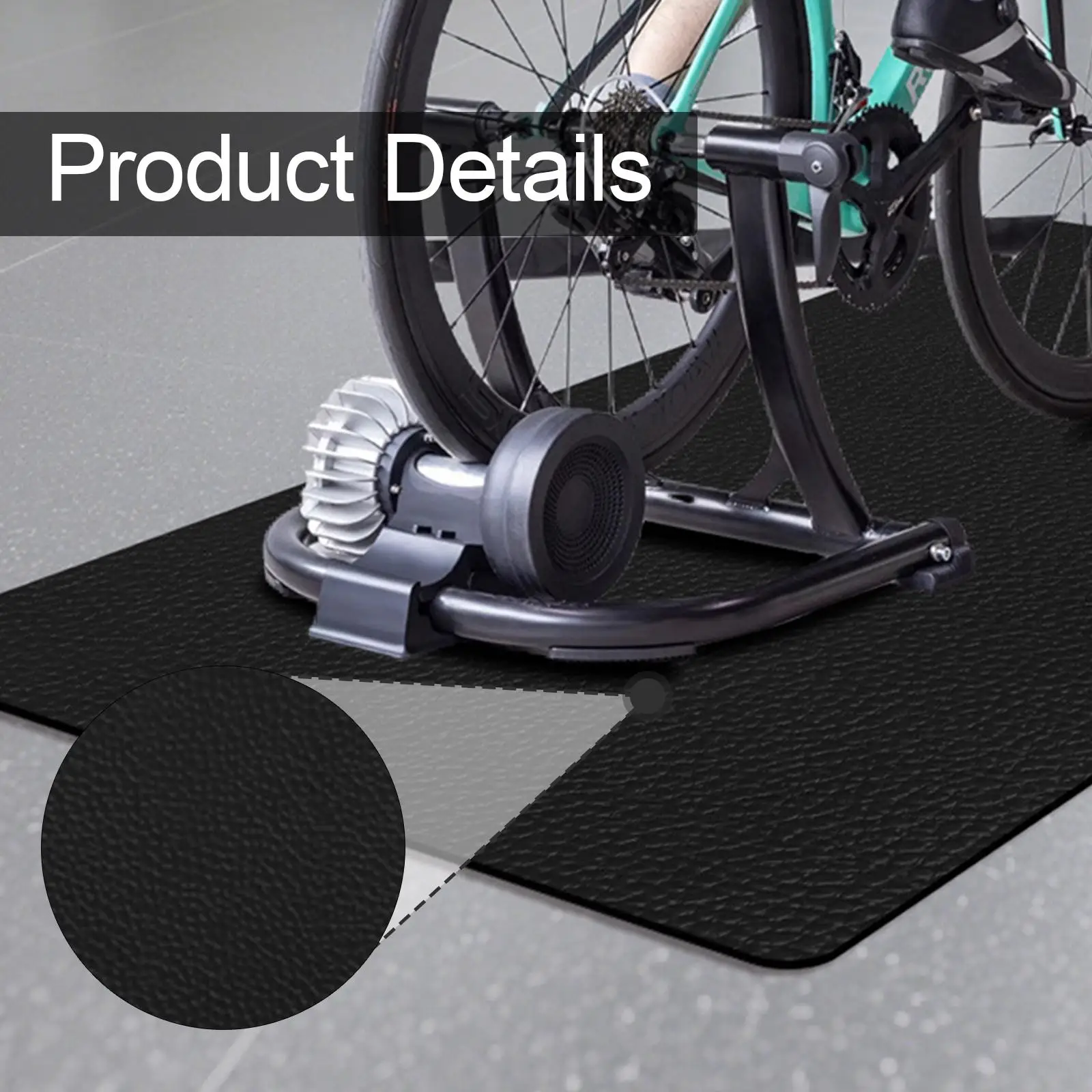 

Велосипедный коврик из твердой древесины толщиной 6 мм для гребного эллиптического тренажера, нескользящий ковер, защита пола для домашнего тренажерного зала
