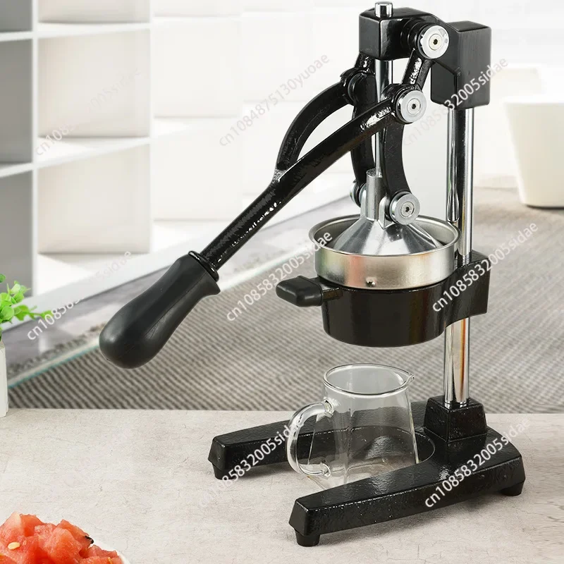 Cast Iron Citrus Juicer | Extra-Large Commercial Grade Manual Hand Press | Heavy Duty Countertop Squeezer