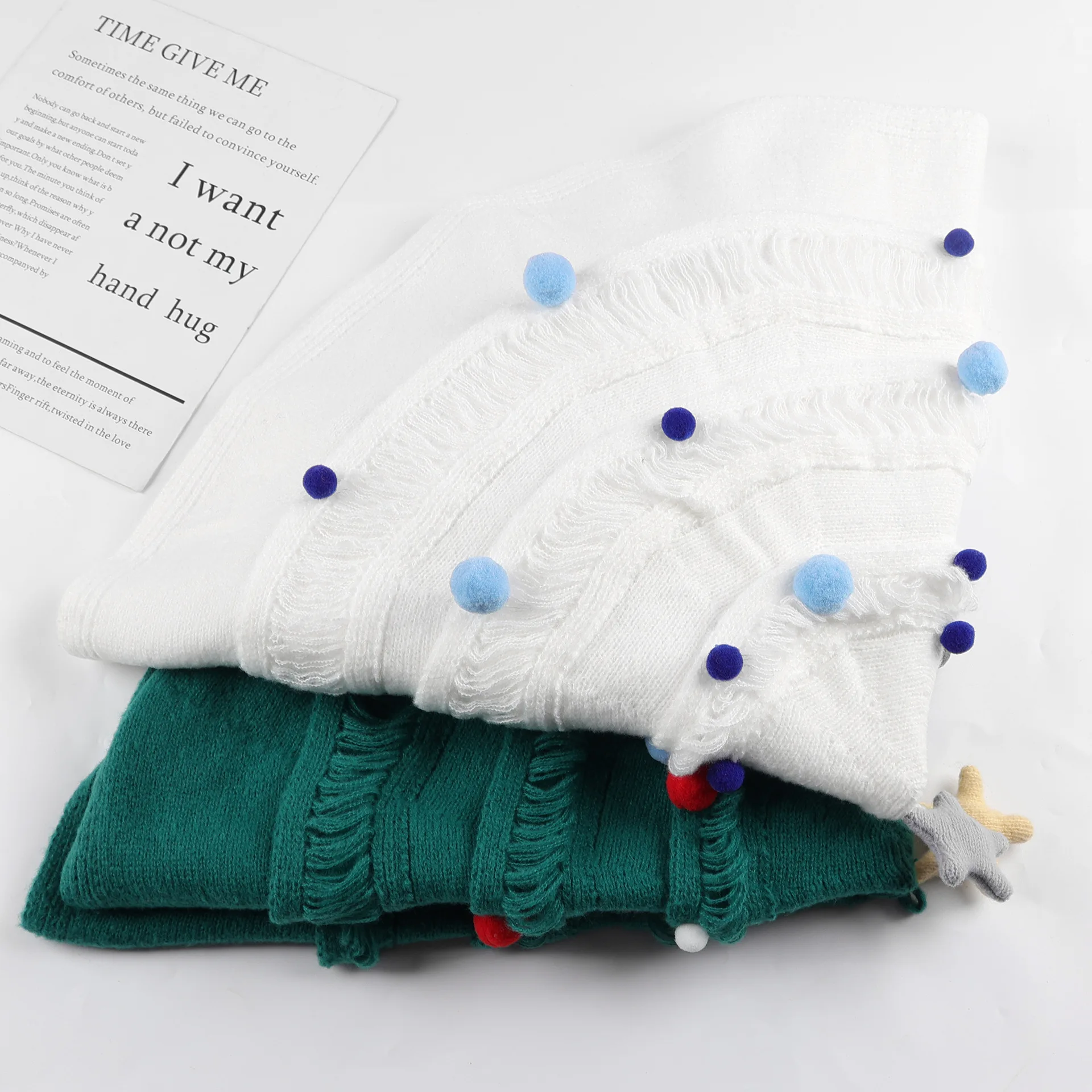 بطانية شجرة عيد الميلاد: هدية نهائية لبطانية زهور محبوكة يدويًا لأفضل صديق للقيلولة