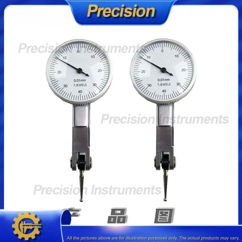 2026 Comparatore meccanico di precisione con design resistente agli urti 0-0,8 mm per strumenti di misurazione industriale