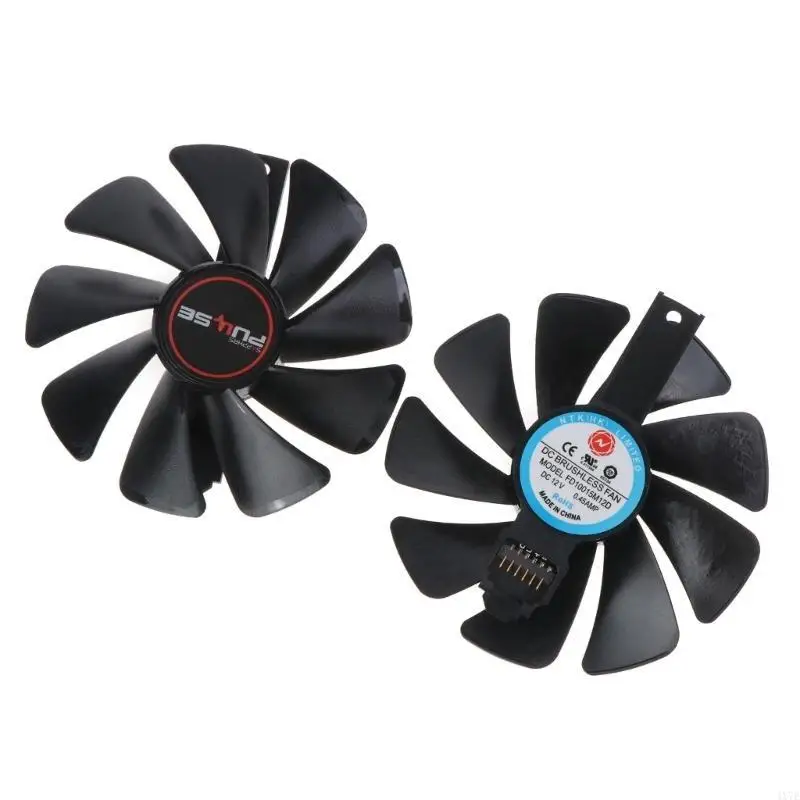 4X7E 1/2Pcs 95mm FD10015M12D VGA Lüfter für RX 5700XT RX5700 RX5600XT RX5500XT Grafikkarte Lüfter 6Pin 12V 0,45A