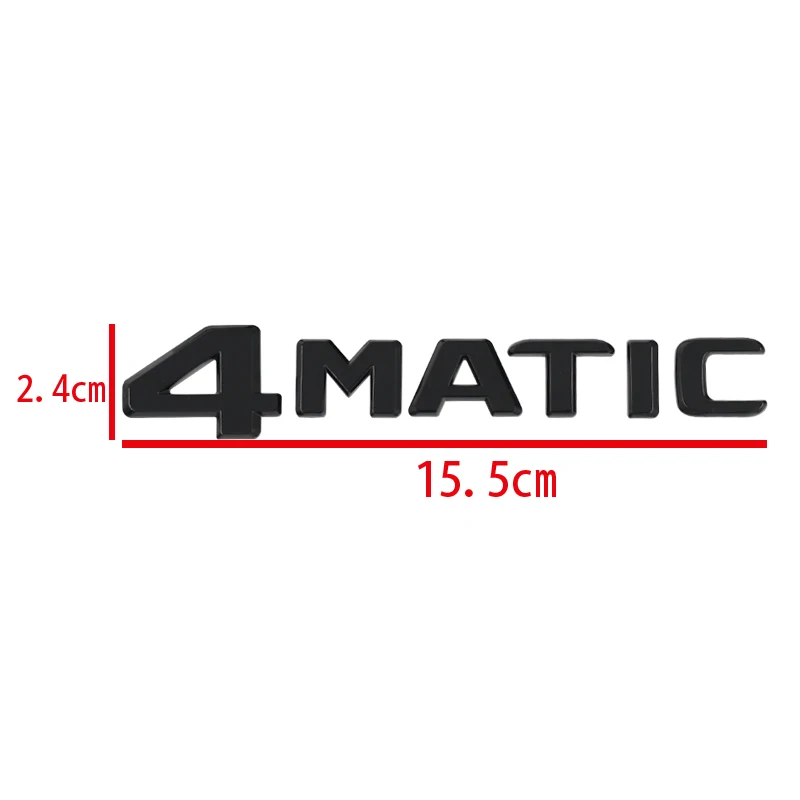 3d 4 Matic Emblem 4matic Letters Car Trunk Badge For Mercedes C E GLK GLA GLC 250 220 ML 320 CDI 4amtic Logo Sticker Accessories