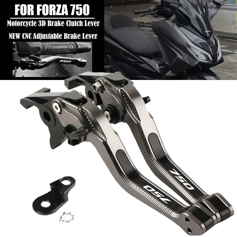 

Для HONDA FORZA 750 NSS750 Forza 750 2020-2025 мотоциклетный 3D ромбный рычаг стояночного тормоза с стопорным замком для парковки, аксессуары ﻿