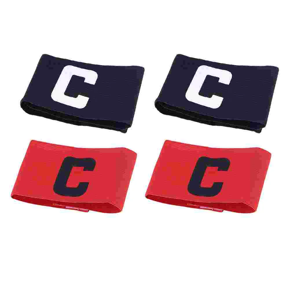 

4 Pcs Captain Armband Captains Soccer Youth Football Armbands Accessories Child