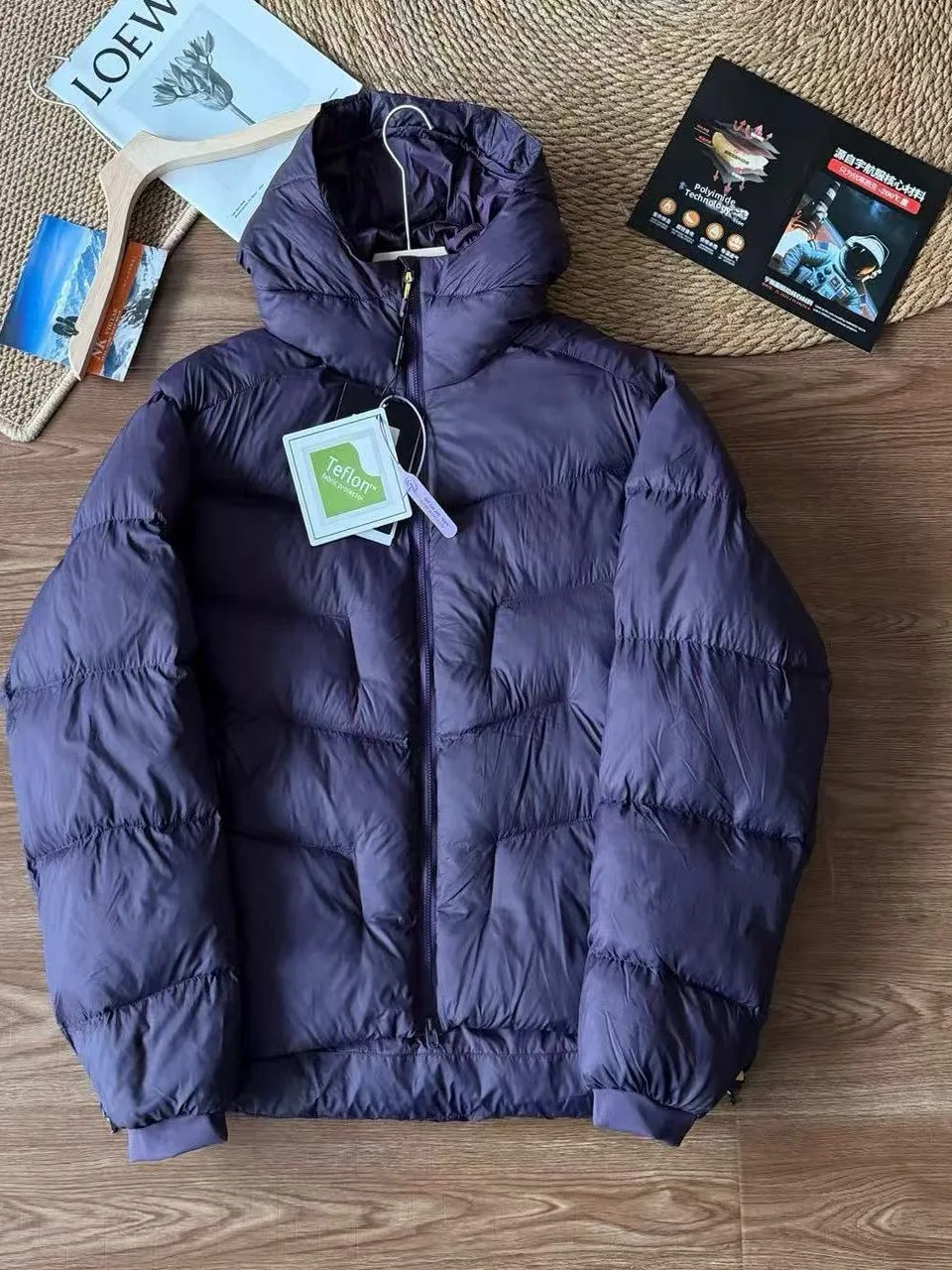 

Winter Outdoor Windproof Waterproof Thiened Hooded Bread Jaet Men's Cotton Padded Coat Warm Home Alternative Loose Fit