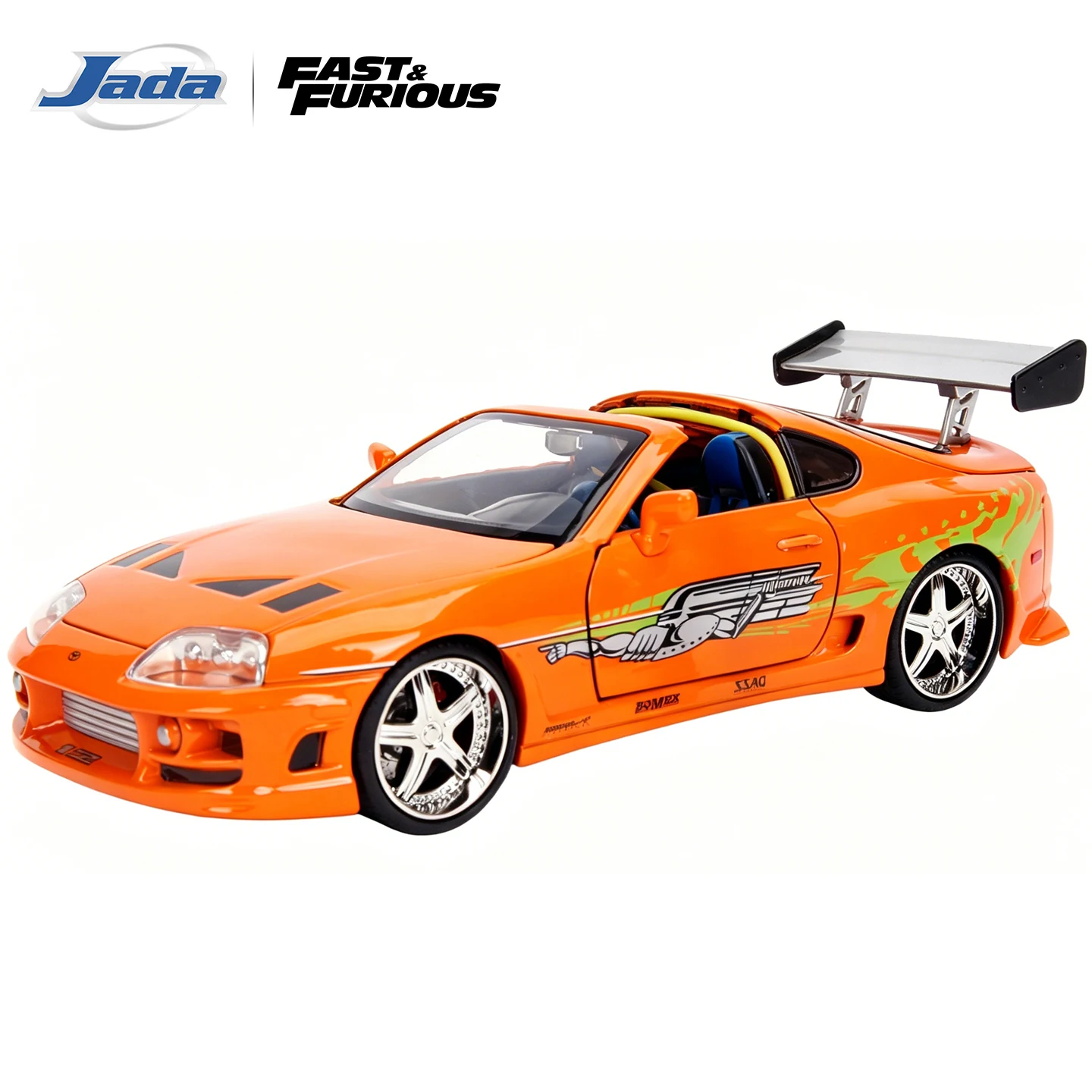 

JADA 1:24 Diecast 1995 Toyota Supra W/Brian O'Conner Figure Opening Doors & Detailed Interior JD30738