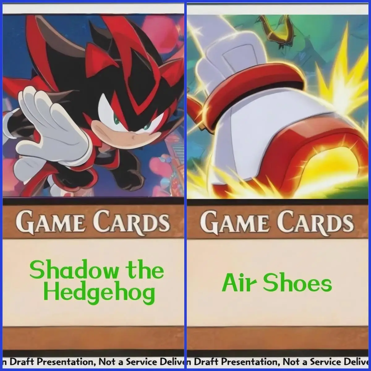 

Selling Foil 26 part cards Arahbo, Rose Blinkmoth Knuckles the Echidna Tails ... best quality proxy game cards