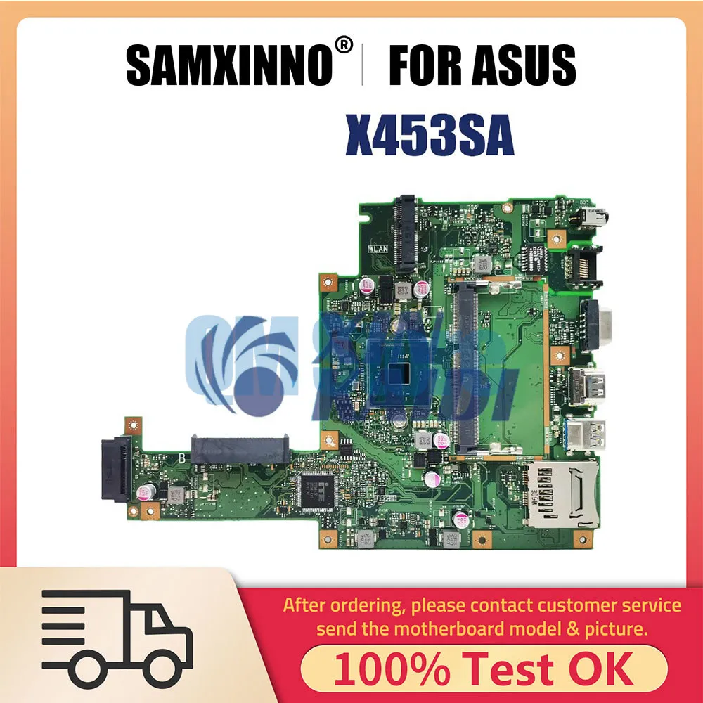 

Notebook Mainboard For Asus F453S X453S X453SA X403S X403SA Laptop Motherboard With N2830 N3050 N3150 N3700 CPU Fully Tested