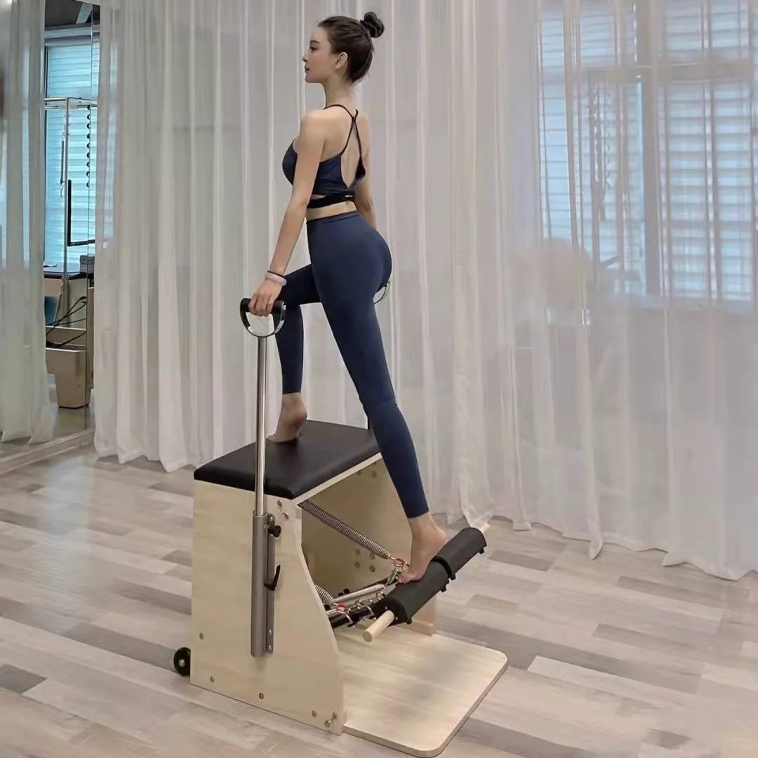 Factory Price Pilates Reformer  Machine Spring Yoga Pilates Combo Chair  Wunda Chair Pilates Chair