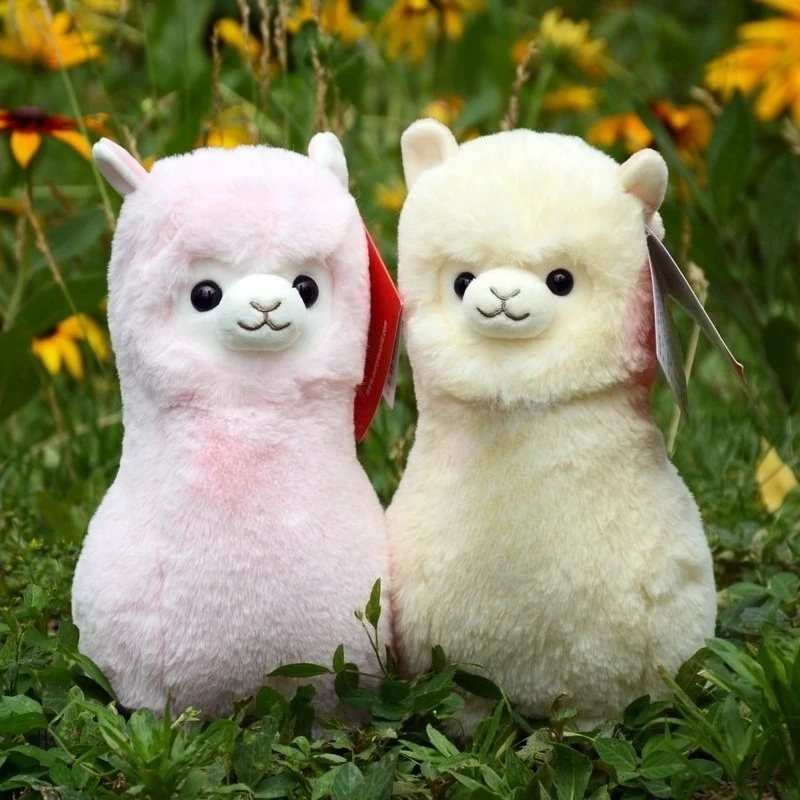 

45cm 5-color Japanese Alpaca Plush Toy Cute Cartoon Giant Sheep Doll Plush Animal Pillow Children's Birthday Gift