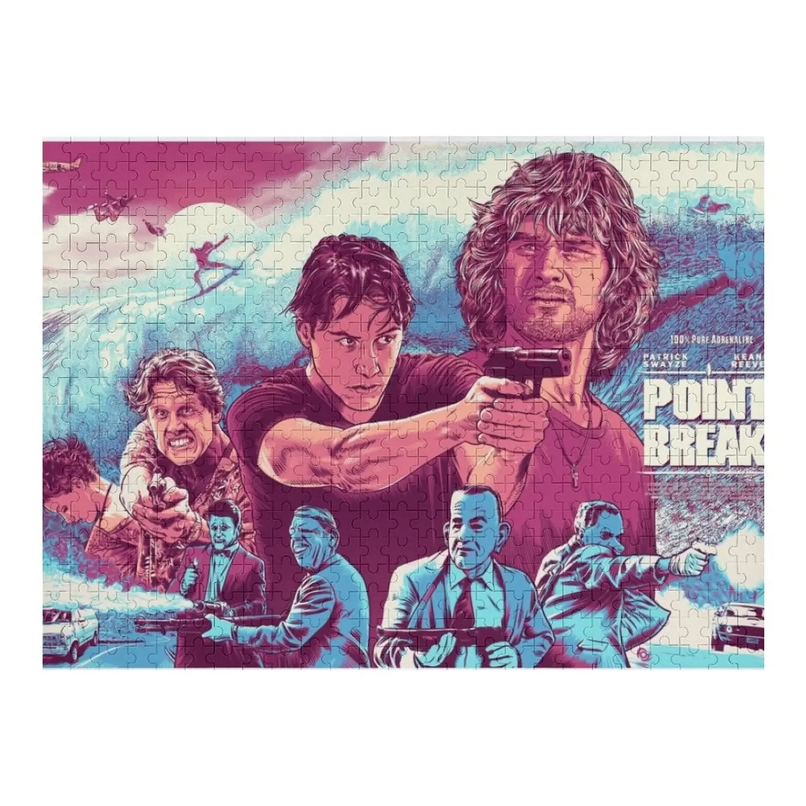 

POINT BREAK Jigsaw Puzzle With Photo Customized Picture Christmas Toys Custom Wooden Gift Puzzle