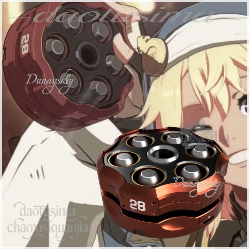 Anime 3D Polylactic Acid Props Accessories 코스프레 Guilty Gear Strive Cosplay Bridget Red Yo-yo Props Handsome Punk Halloween Party