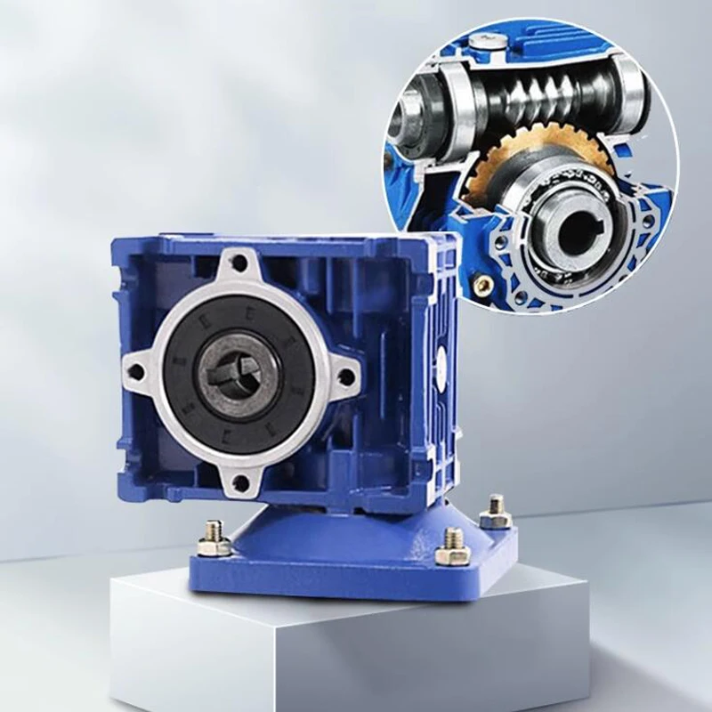 12V 24V 고토크 정방향 및 역방향 RV30 2200RPM 속도 ​ ​ 조절 모터 200W 웜기어 DC 기어 모터