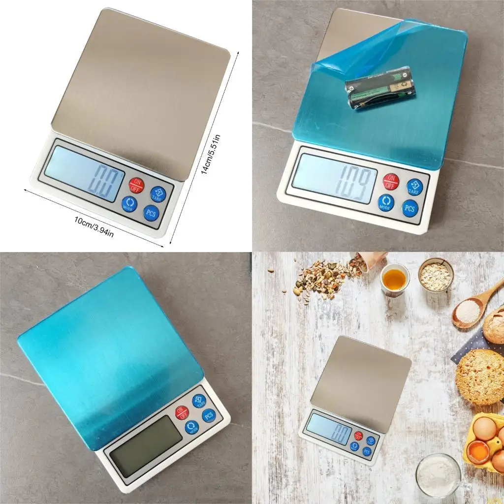 

A0NC электронные весы точные ювелирные весы легко положить в карманные весы точные 3 кг 0,1 г для золота