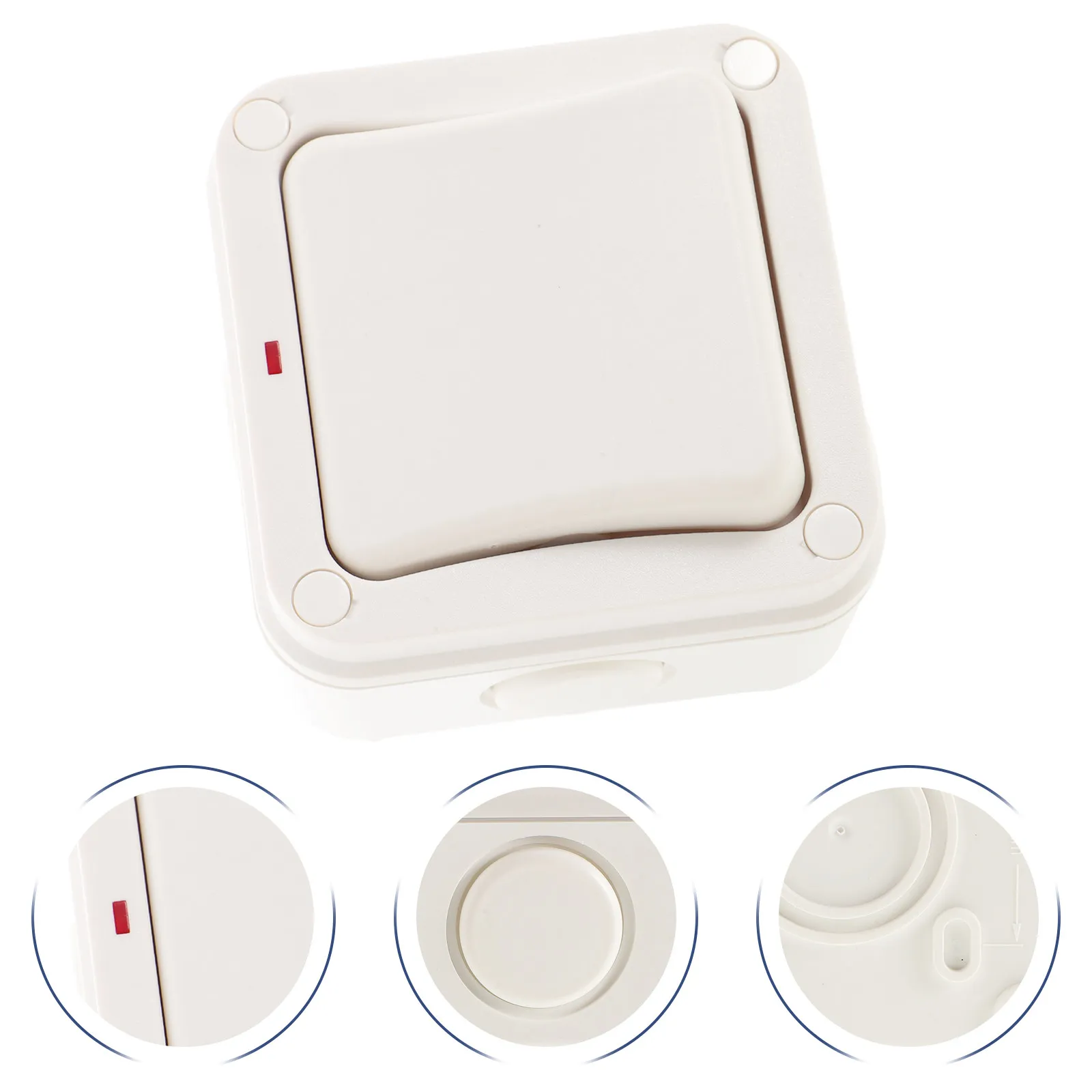 Waterproof Wall Push Button Outdoor Surface Mount for Door Opener Accessories Weatherproof Momentary Contact Switch