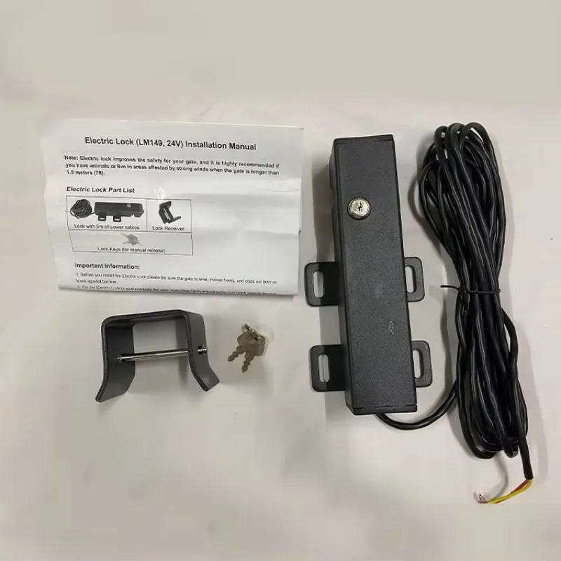 DC12V/24V Smart Electric Lock for Automatic Swing Gate Opener Security Spring Bounce Door Bolt Latch Locks