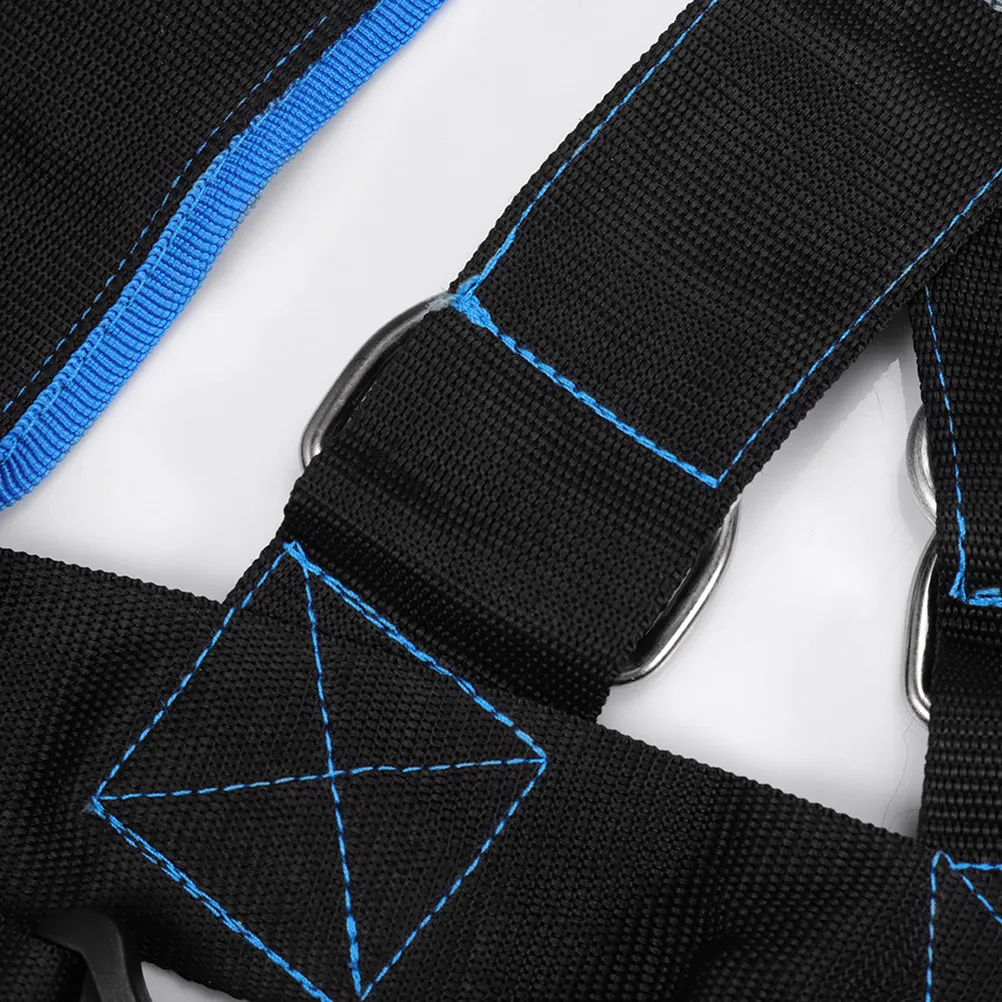 1Pcs Resistance Training Harness Sturdy Sled Workout Equipment with No-Slip Belt System for Tire Drag Core Strength Posterior