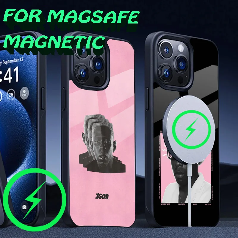 

T-Tyler the C-Creator IGOR Phone Case For iPhone 16,15,14,13,12,11,Plus,Pro,Max Mini Magsafe Magnetic Wireless Charging