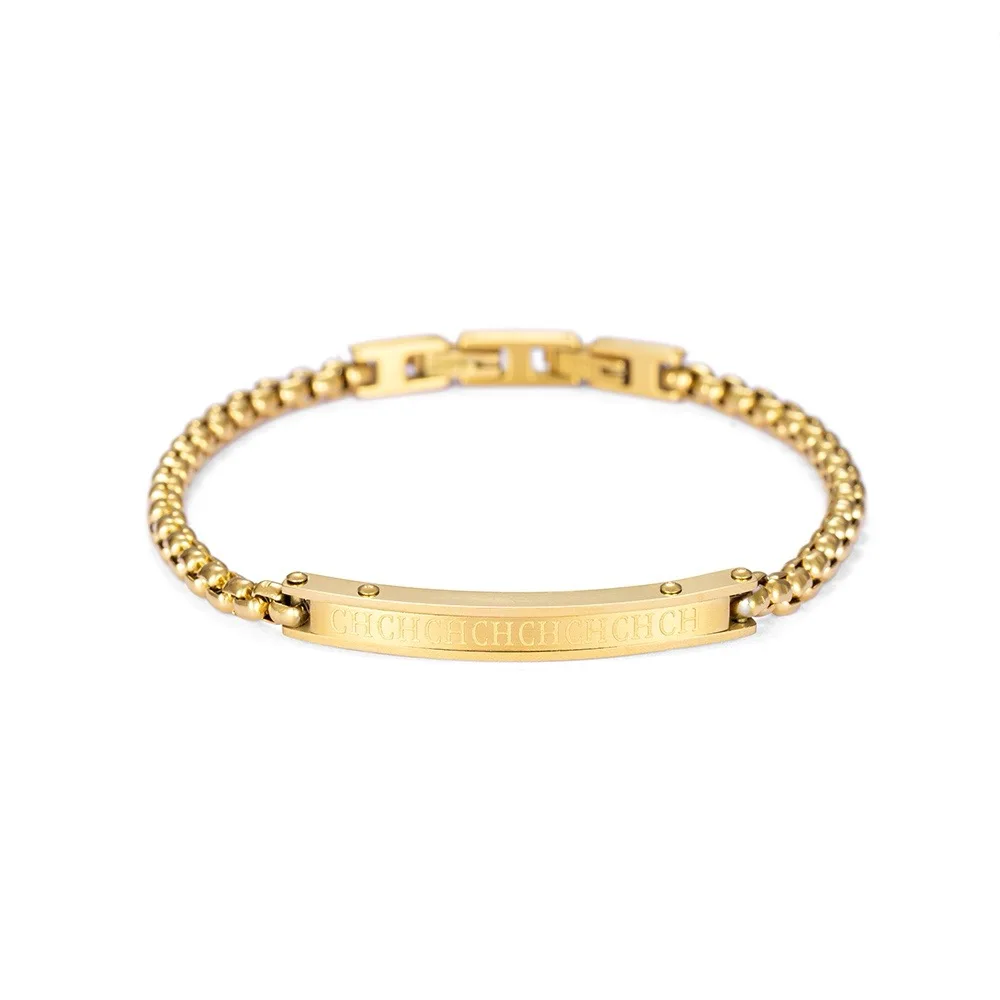 Nuovo braccialetto da donna in metallo con serratura a doppio strato, confezione regalo regolabile per banchetti quotidiani