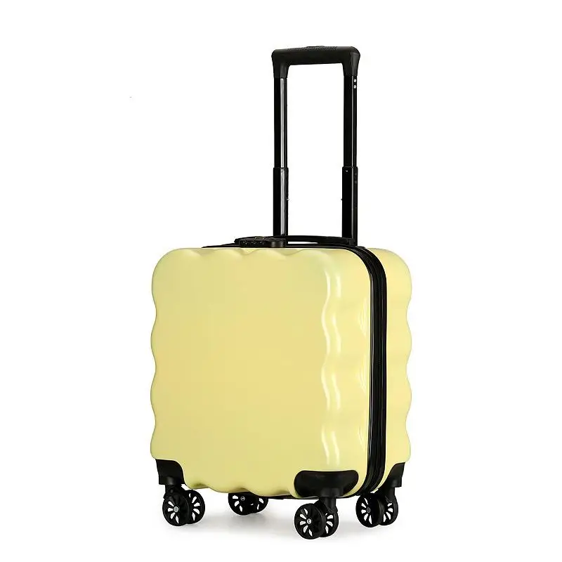 Children's 18-Inch Portable Luggage Cartoon  High-Appeal Silent Roller Suitcase Carry-On Box Versatile Handle Detachable ...