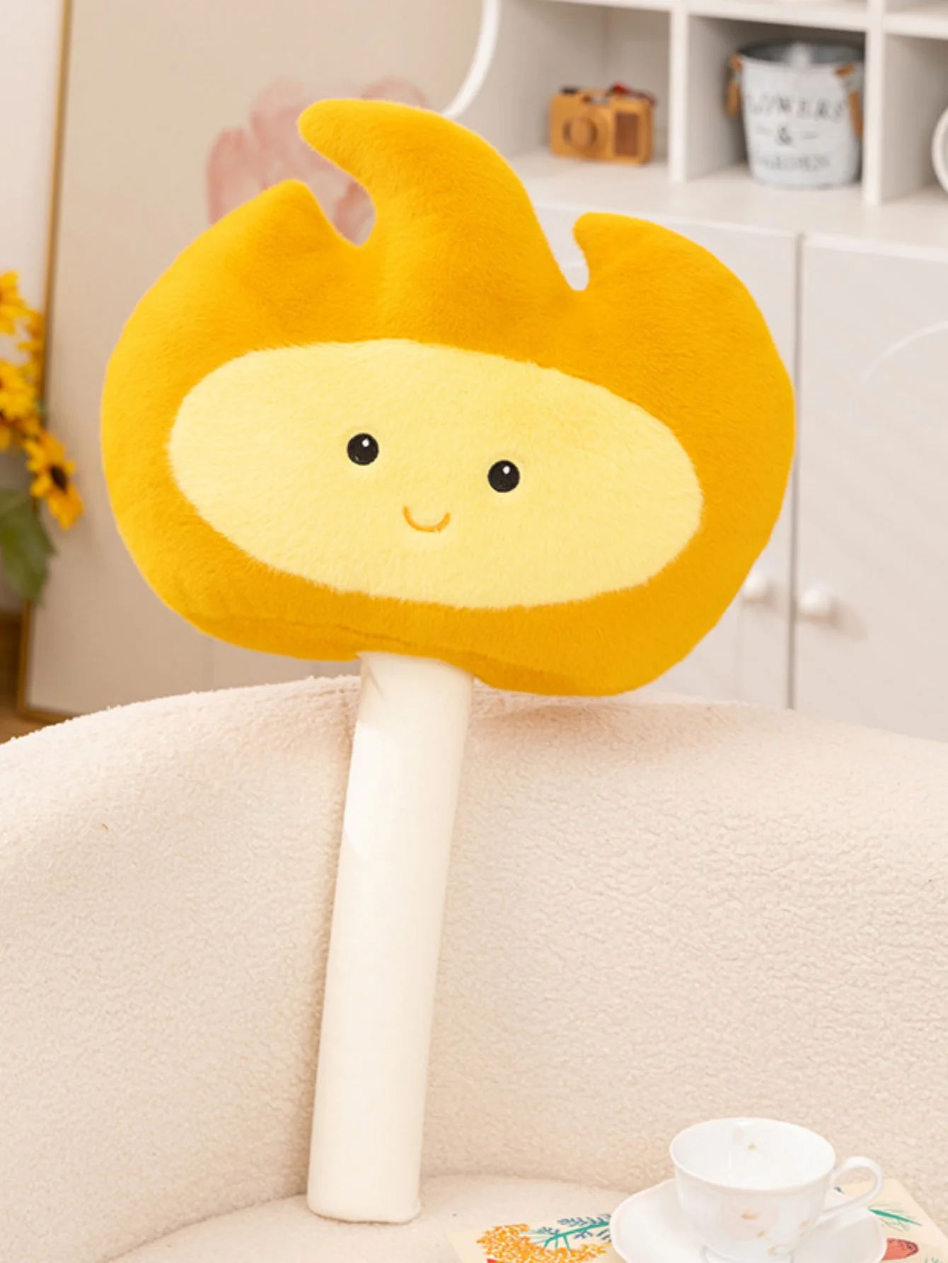 

Children's Fire Pillow Plush Toy Bed Pillow Sleep Torch Home Companion Doll Birthday Gift Soft Stuffed Fire Pillow Toys