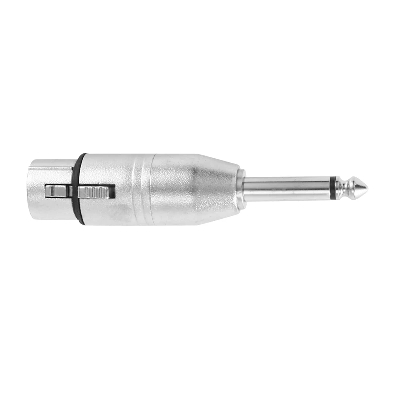 10 Stuks 3pin Xlr Vrouwelijk Naar 6.35Mm Mannelijke Mono Plug Microfoon Adapter Xlr Naar 6.35Mm Adapter