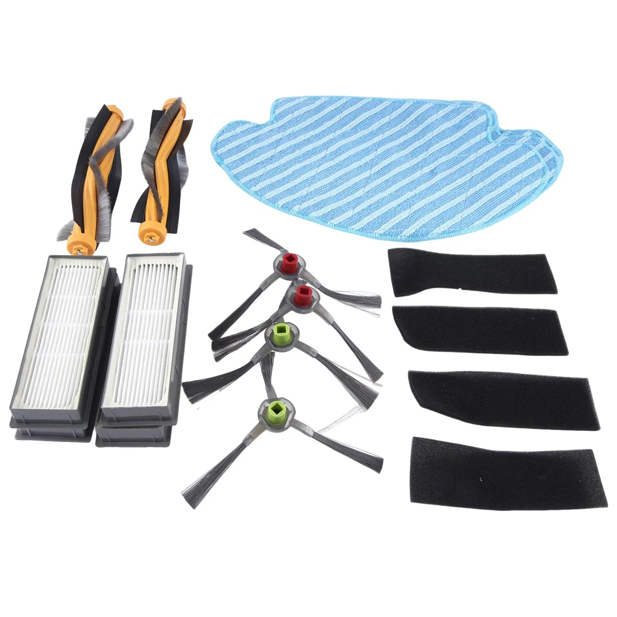 Main Brush Hepa Filter Mop Cloth for DD35 DD33 DD56 Robotic Vacuum Cleaner Parts