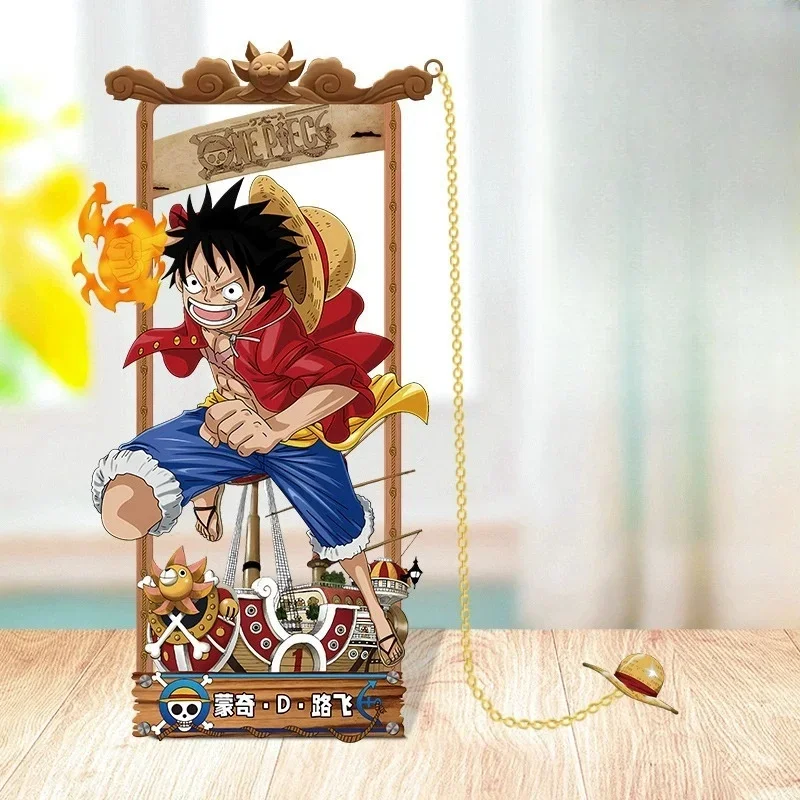 أنيمي قطعة واحدة عمل أرقام الإشارات المعدنية الكرتون لوفي زورو ايس علامات الكتاب جمع بطاقة لعب للأطفال الكبار الهدايا #2