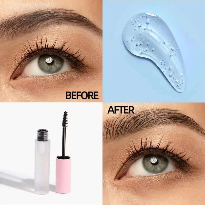 Thick Eyelashes Primer Sweatproof Water Proof Refreshing Eyelash Primer Enhance Natural Eyebrows Curly No Clumping Transparent