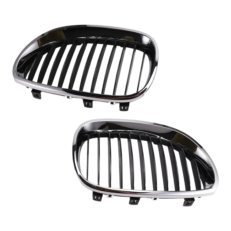 

Firmly Front Grille Radiator Grill Kidney Bumper Grille 51137027061 51137027062 For Bmw 5 Series E60 E61 Air Intake Grille