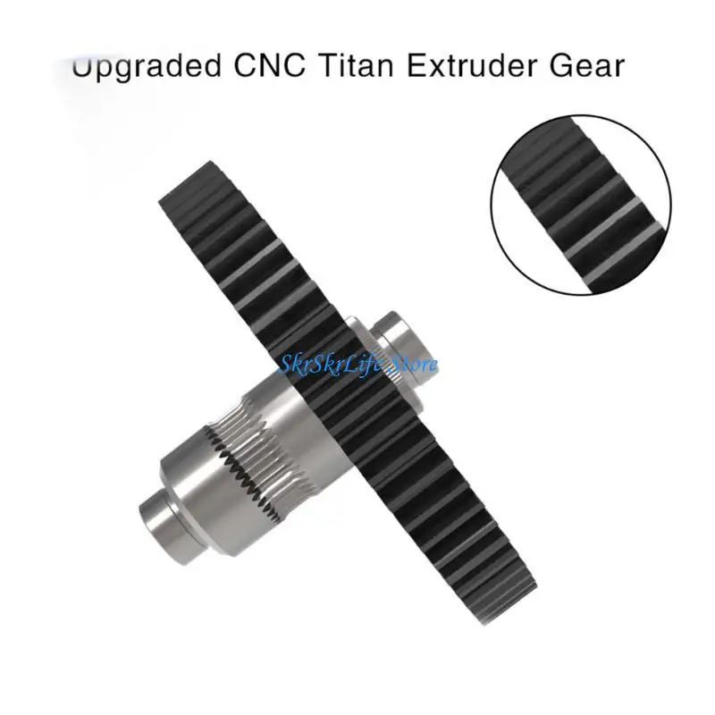 

E65E Metal Extruder Idler Arm Gear with 66Teeth 1.75mm for Titan Prusai3 Printer