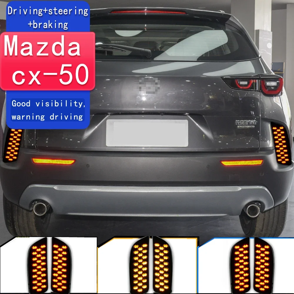 

Rear Bumper Lights for Mazda CX50 CX-50 2023 2024 Auto Led Stop Signal for Cars Fog Lights Lada Vesta Reflectors Brake Lamp