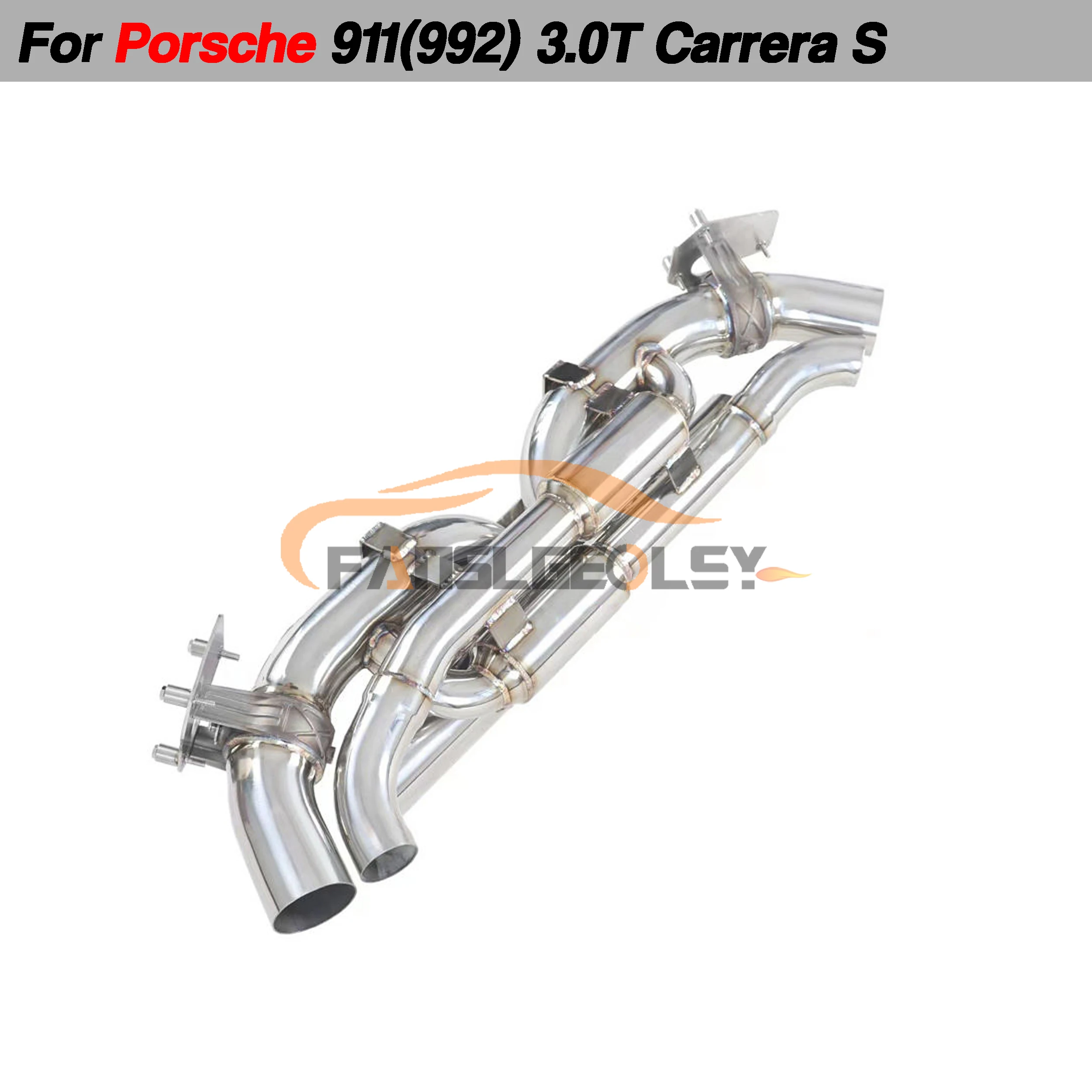 

For Porsche 911 992 Stainless Steel Catback Performance Exhaust System Valvetronic With Muffler Pipes Tuning