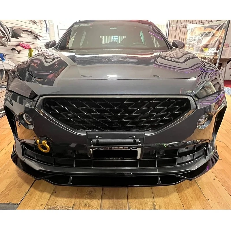 Voor Cupra Formentor VZ VZ5 TSI 1.4e-Hybrid Mk1 2020-2024 auto voorbumper lip spoiler splitter voorlip kap bodykit trim - afbeelding 2