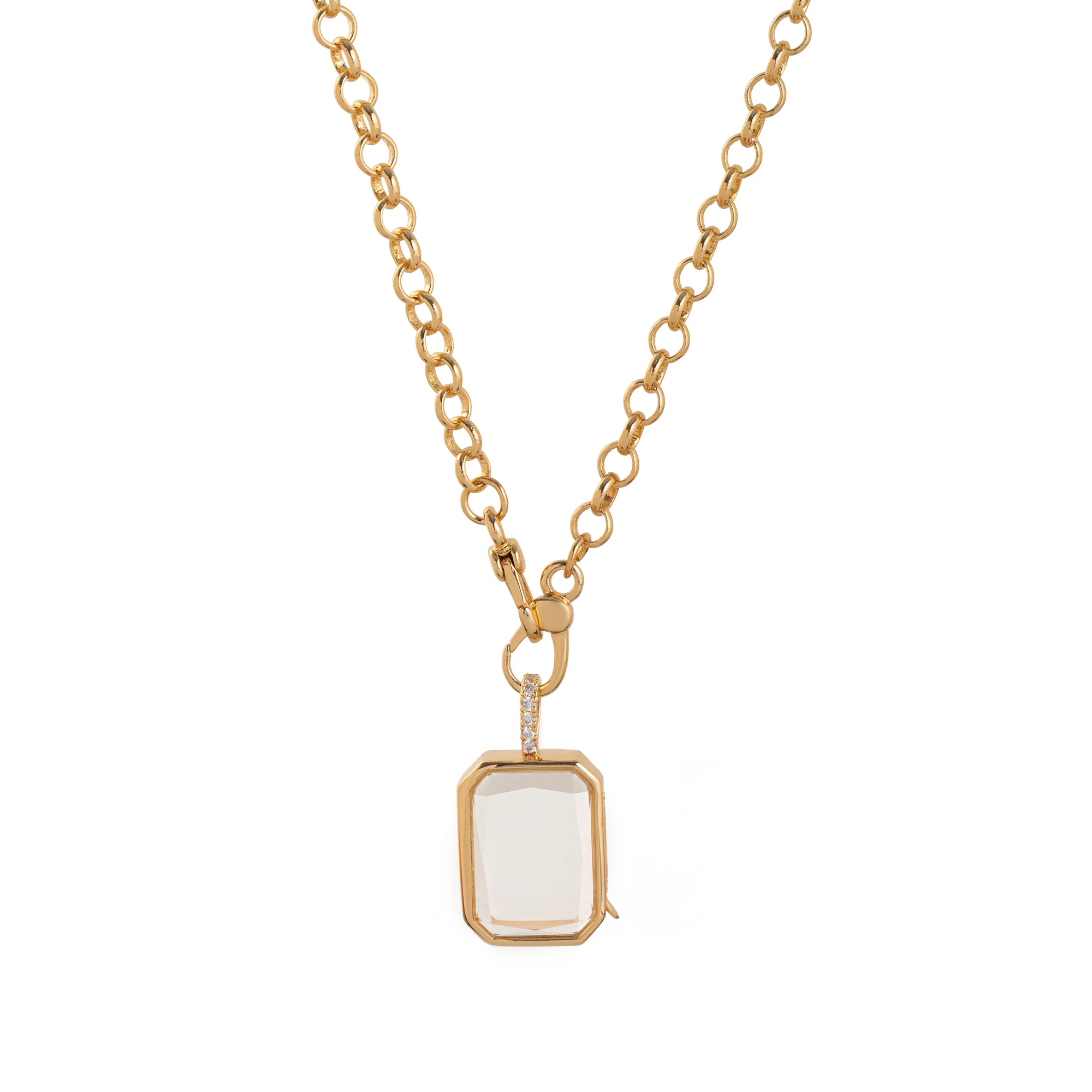 يمكن فتح قلب المحيط قلادة، قلادة قطرة الماء، كائن صغير لطيف متخصص، سلسلة الترقوة، الحفاظ على الألوان