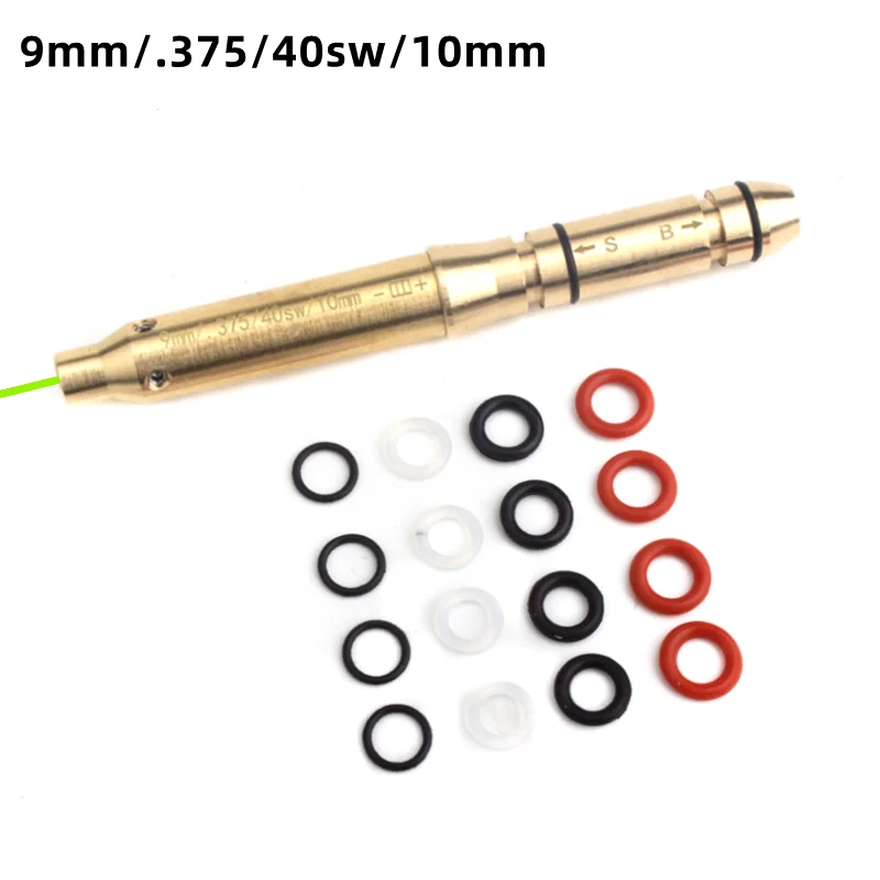 Bezbaterijowy taktyczny zielony laserowy celownik 9mm .177 22LR .38spl 40SW .223Rem Cal Laserowy celownik do polowań — 2