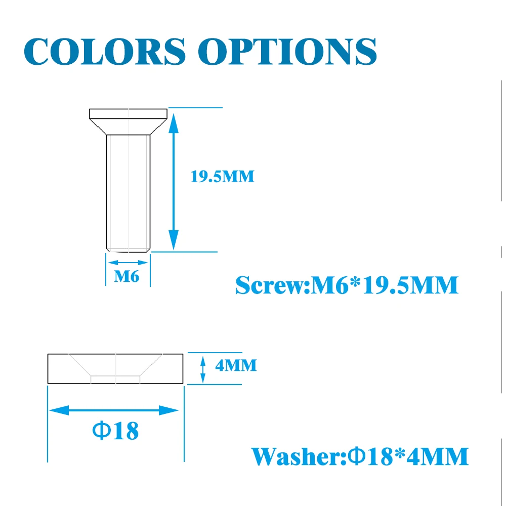 Electric Scooter Fasteners Screws Handle 10PCS Bar Screws Washers Decorative Screws For Dualtron Thunder Victor Ultra Zero 9 10