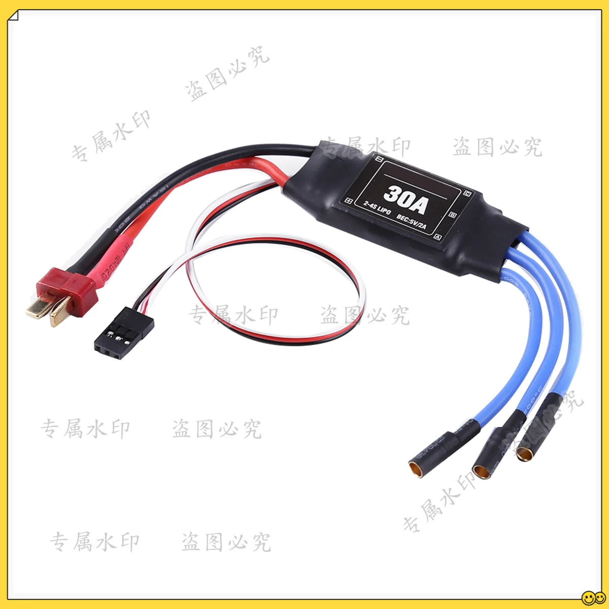 4PCS 2-4S 30A RC Brushless ESC T Plug Electric Speed Controller 5V 2A for 2 to 4S Lipo Battery Multicopter Quadcopter
