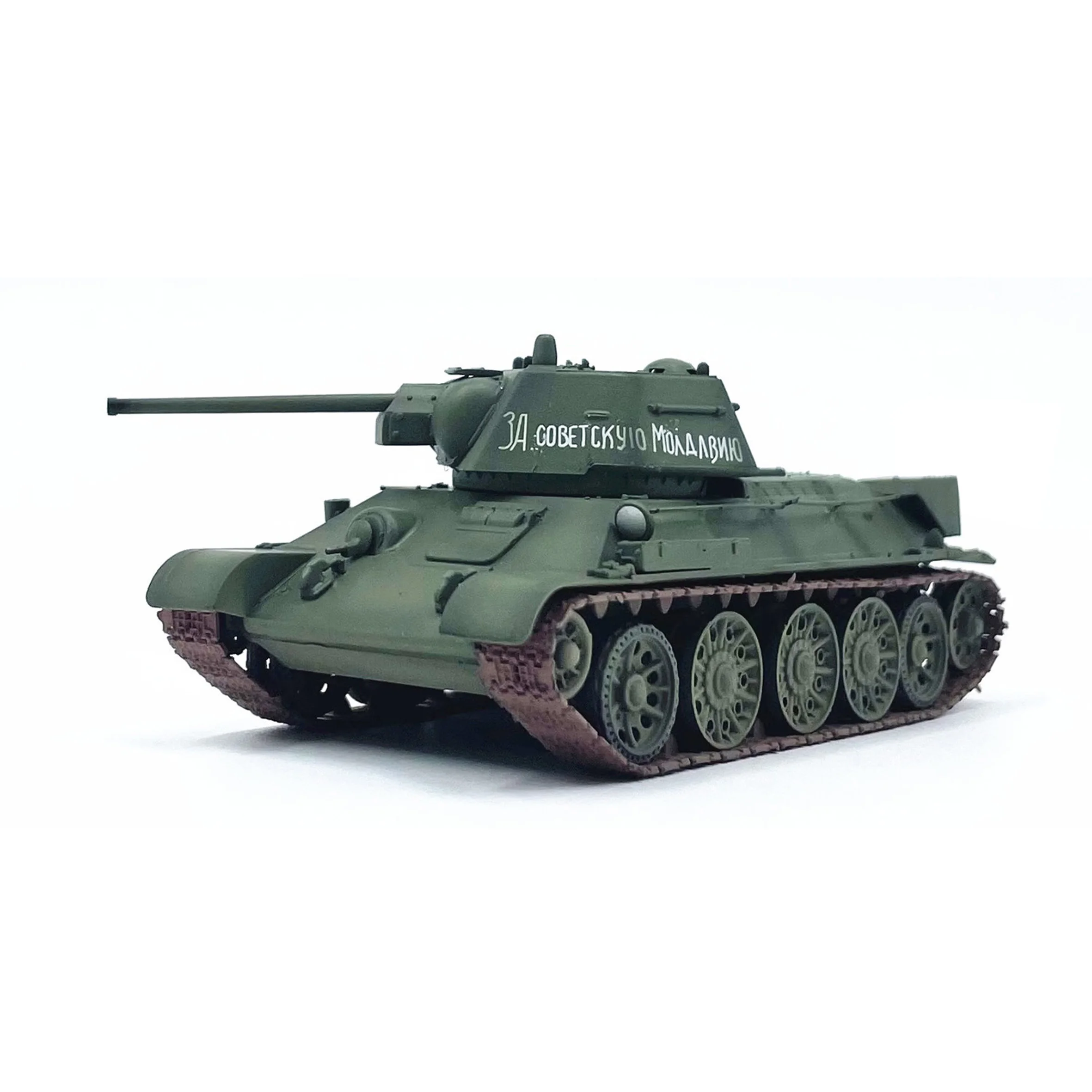 

Модель советского танка Т-34/76 времен Второй мировой войны, масштаб 1:72, готовая статическая модель (изъята из производства)