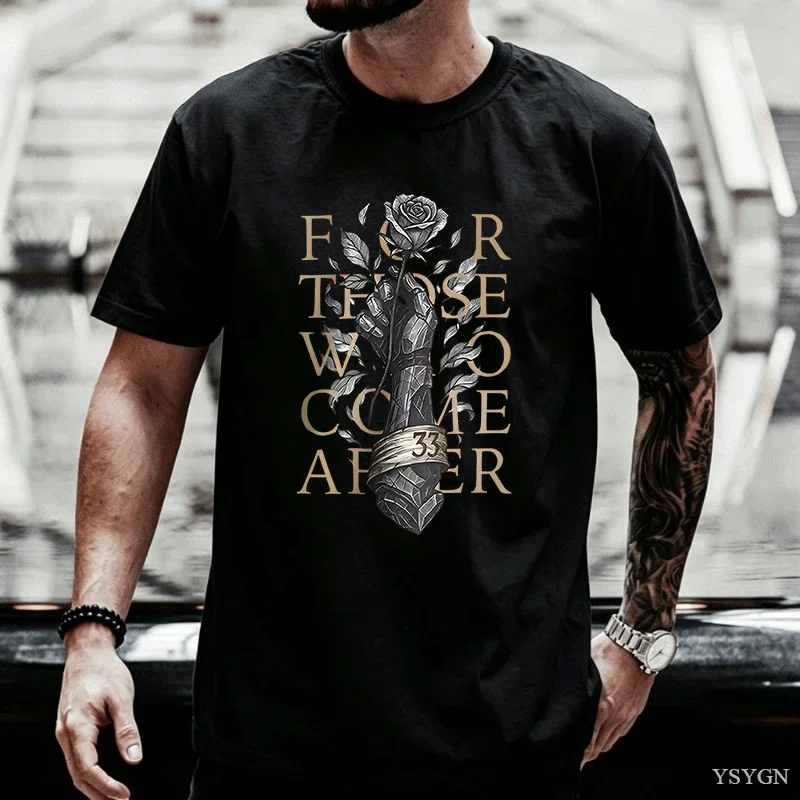 Hot Clair Obscur Epedition 33 Gamer Tee Unisex Fashion Short Sleeve Expedition 33 Casual Cotton Tee Gothic Oversized T-shirts