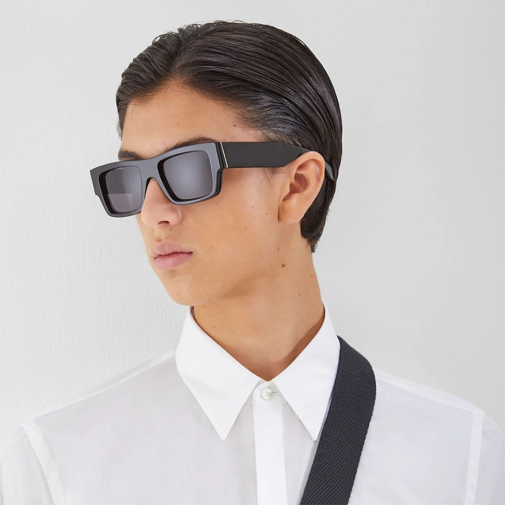 

Original Band Vintage Retro Sunglasses Shades Acetate Rectangle Frame Outdoor Fashion Men Women EyeWear Model 40118F