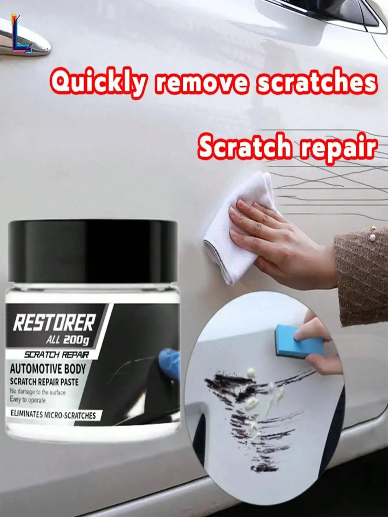 

1pcs car scratch repair wax repair and polish paint scratches